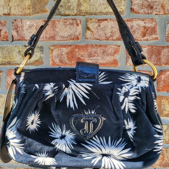 Juicy Couture Deep Blue Hobo Bag - Picture 2 of 12